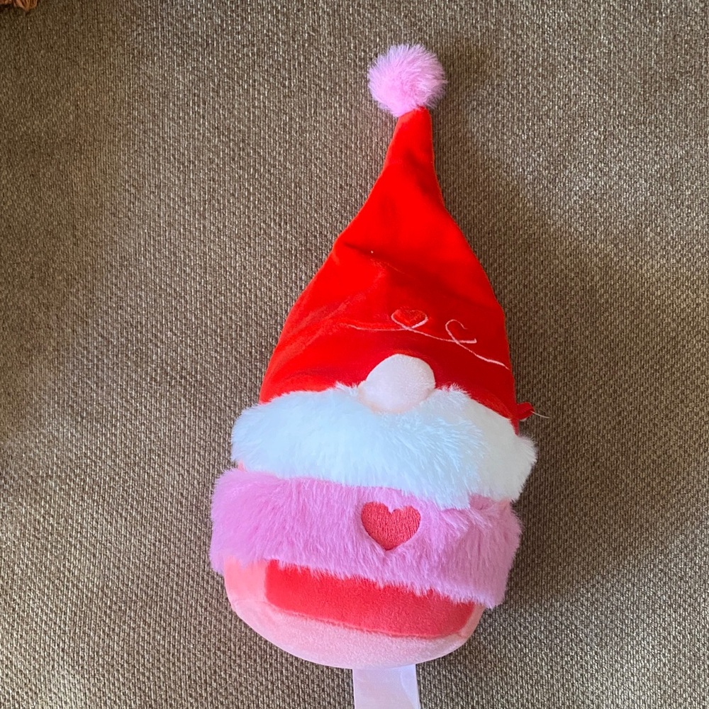Festive Red and Pink Santa Plush Toy